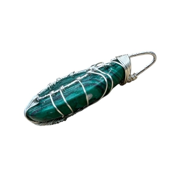 NWT MALACHITE TREE OF LIFE PENDANT - Picture 3 of 4